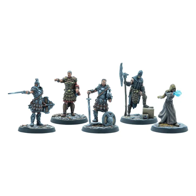 Modiphius Elder Scrolls Call to Arms Imperial Officers miniature resina