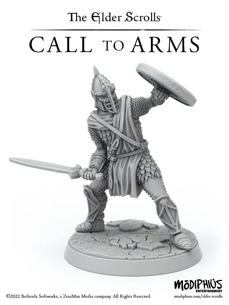 Modiphius Elder Scrolls Call to Arms Hold Guards STL 6 miniature