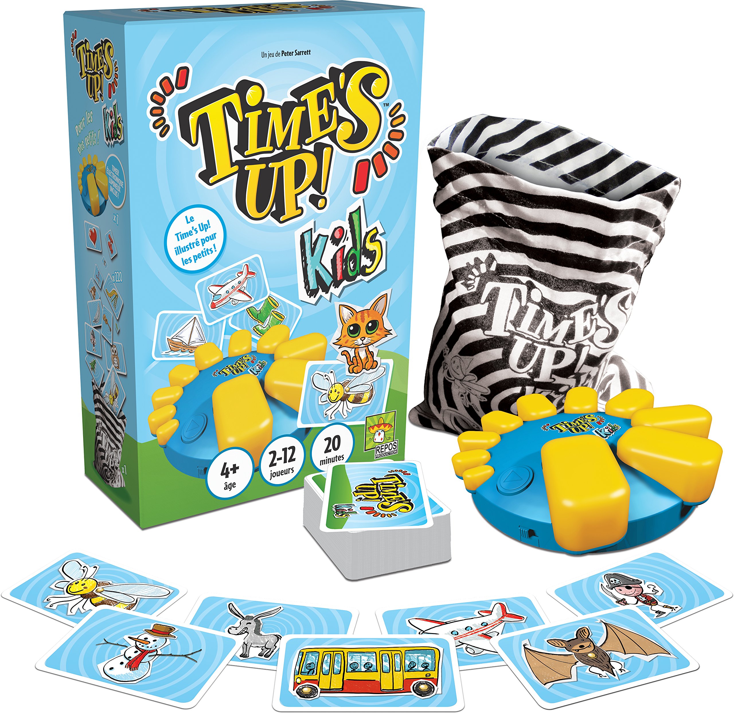 Asmodee Time's Up Bambini gioco di carte con cronografo 2-12 giocatori