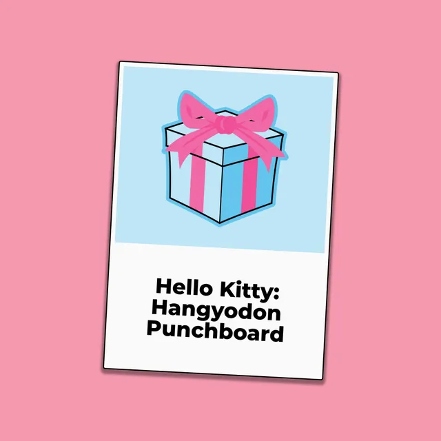 Maestro Media Hello Kitty Hangyodon punchboard espansione Day at Park