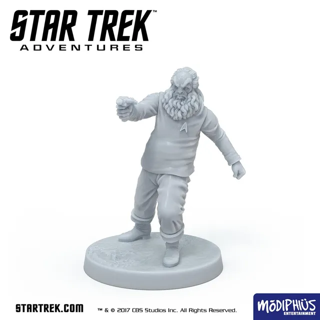 Modiphius Star Trek Adventures TOS Tellarite Male STL miniatura 32mm
