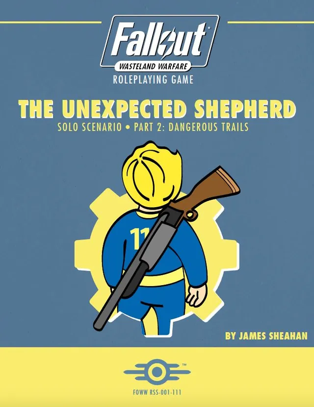 Modiphius Fallout Wasteland Warfare Unexpected Shepherd 2 Avventura PDF Solo