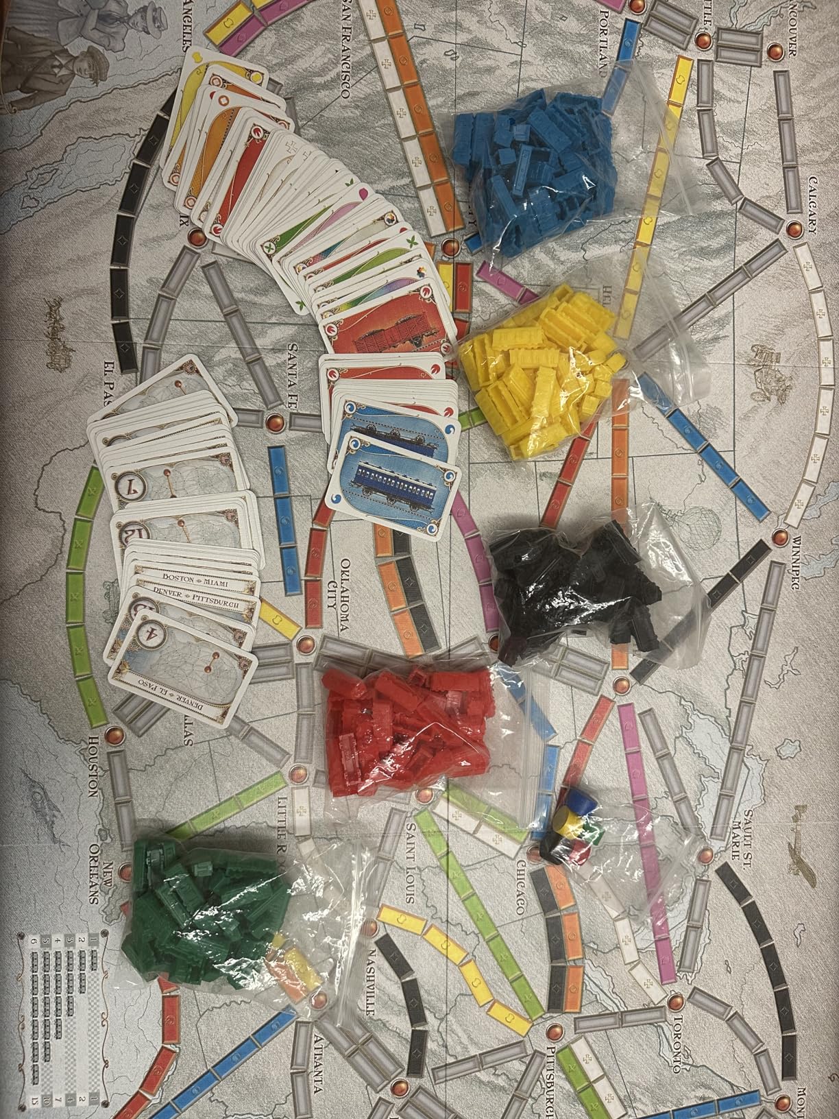 Asmodee Ticket to Ride gioco da tavolo edizione italiana Nord America