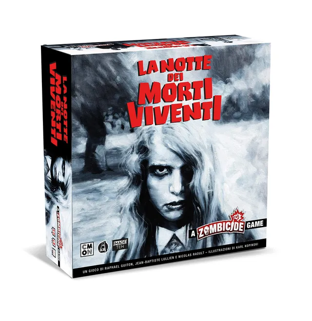 Asmodee Zombicide Notte dei Morti Viventi gioco cooperativo 1-6 giocatori
