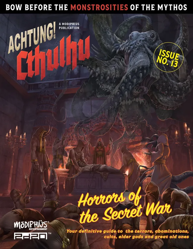Achtung Cthulhu Horrors of the Secret War manuale PDF 2d20