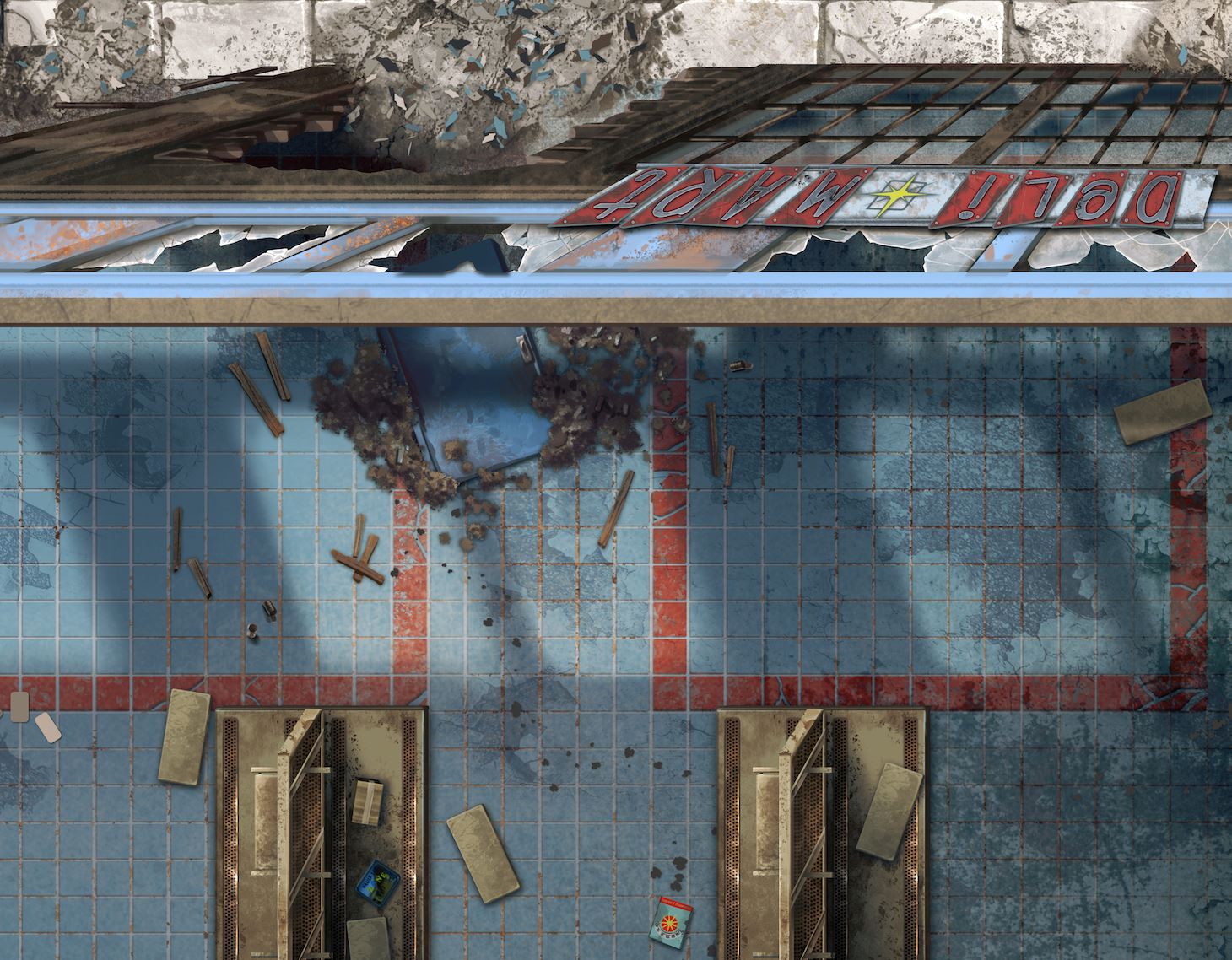 Fallout Gioco di Ruolo Map Pack 2 Wasteland Locales PDF mappe