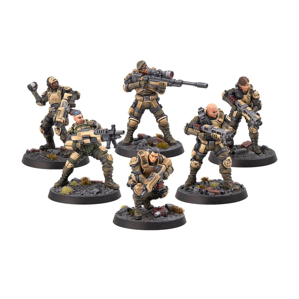 Modiphius XCOM Miniatures Game Operatives 1 miniature plastica 6pz