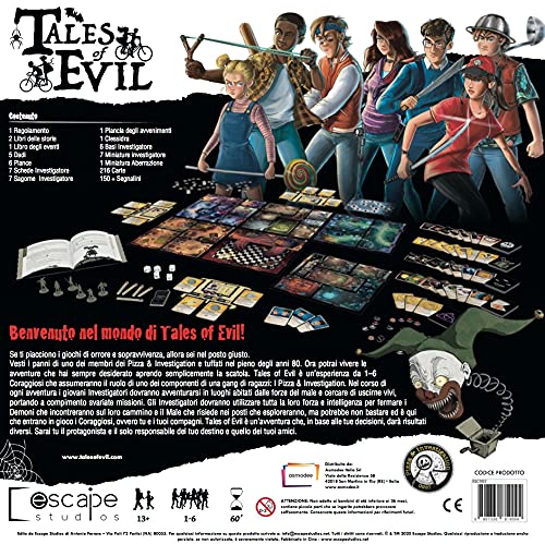 Asmodee Giochi per Famiglie Tales of Evil Gioco Tavolo 1-6 ITA Horror