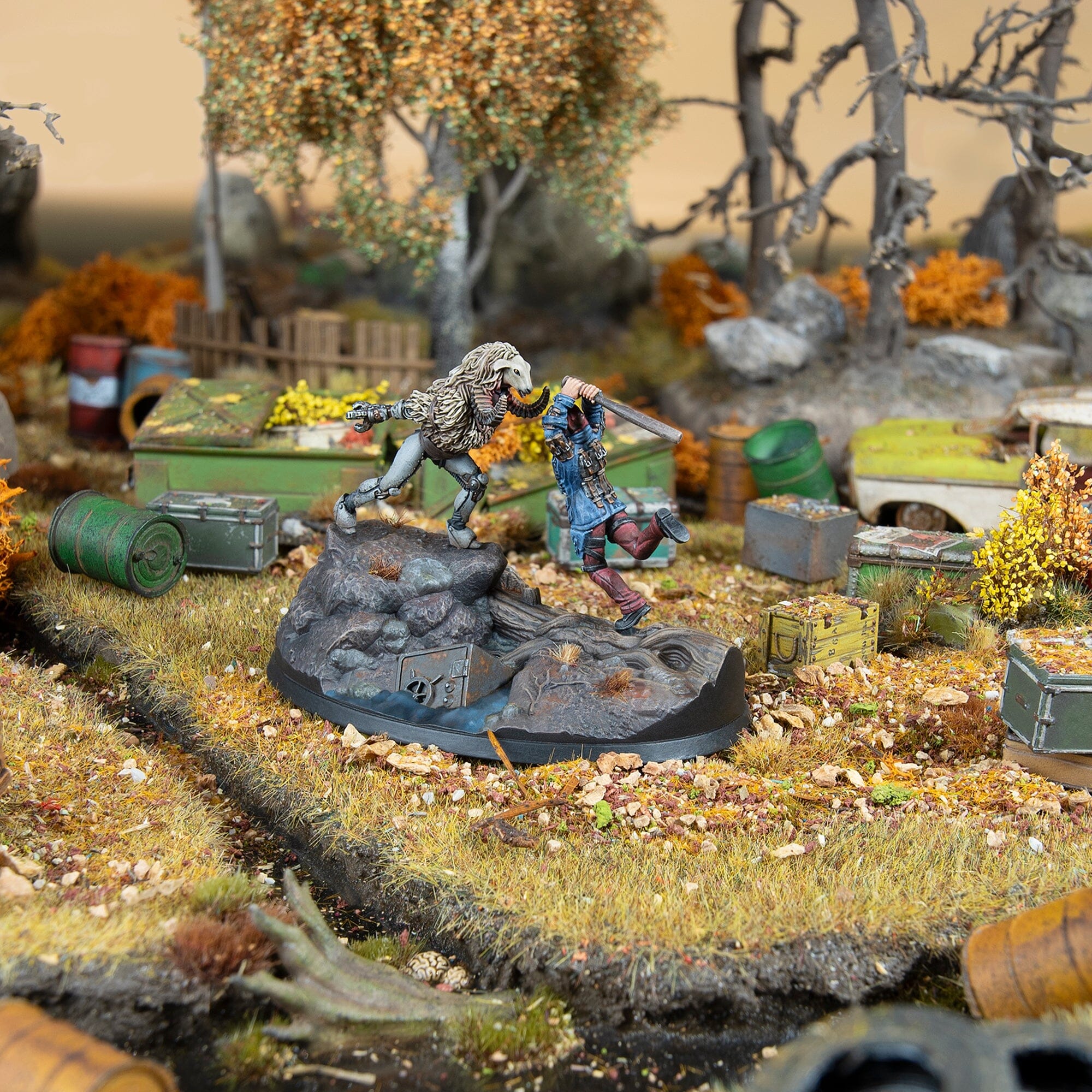 Fallout Miniatures Pylon Ambush Set 2 Miniature Resina 32mm