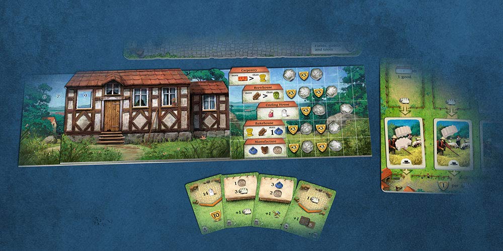 Asmodee Hallertau gioco da tavolo gestionale 1-4 giocatori