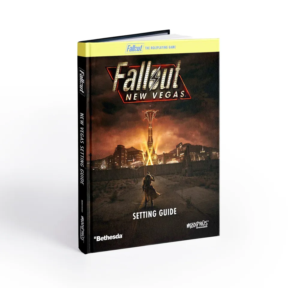Fallout RPG New Vegas Setting Guide libro 128 pagine