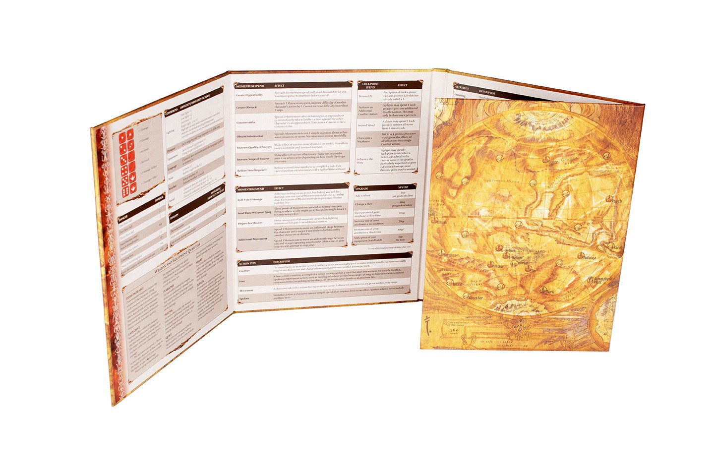 Modiphius John Carter Mars Narrator's Toolkit Schermo + Booklet
