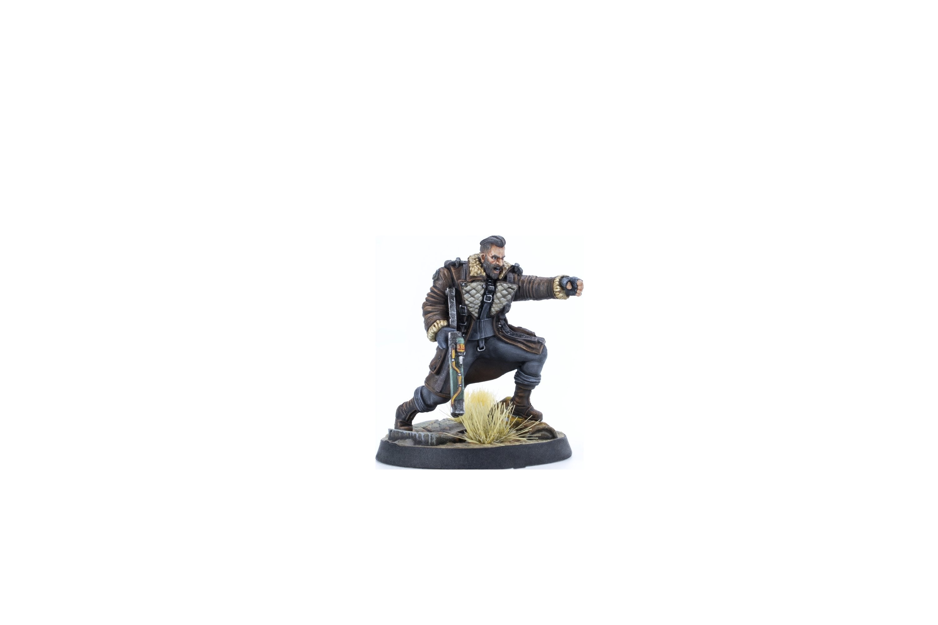 Modiphius Fallout Wasteland Warfare Brotherhood Maxson Kells miniature 2pz