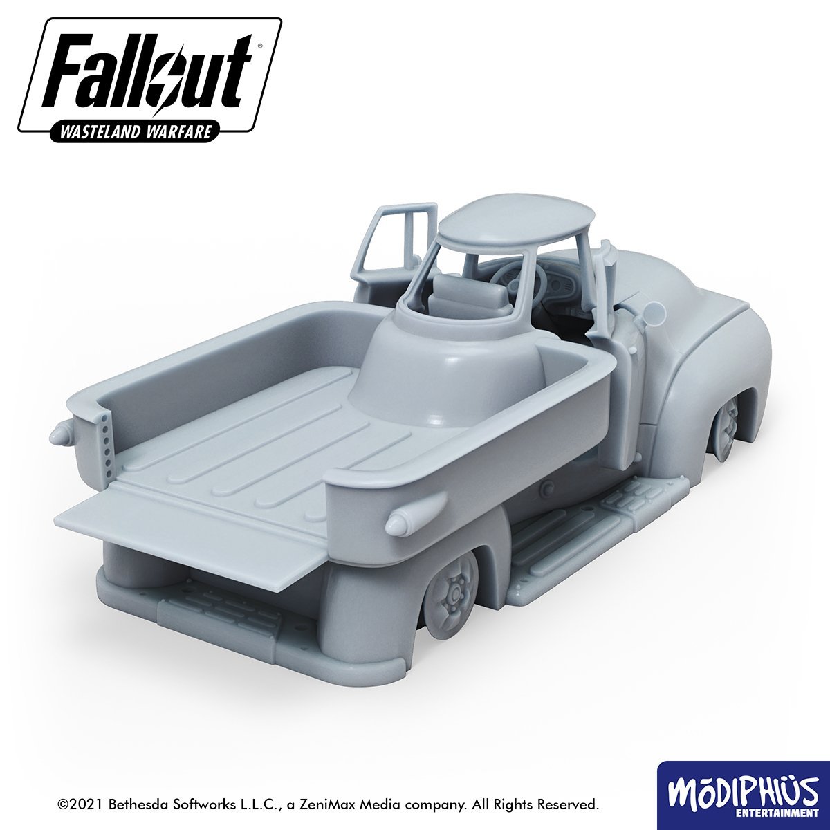 Modiphius Fallout Wasteland Warfare Pick-R-Up Truck file STL