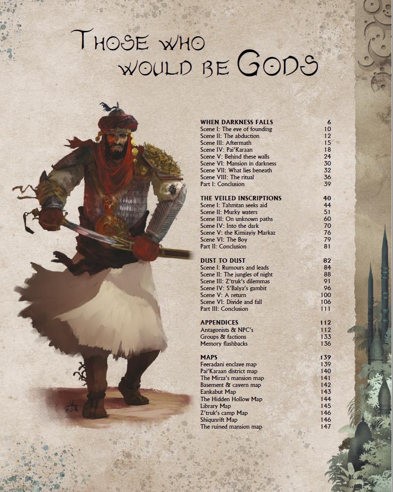 Modiphius Black Void Those Who Would Be Gods campagna GDR 152pp
