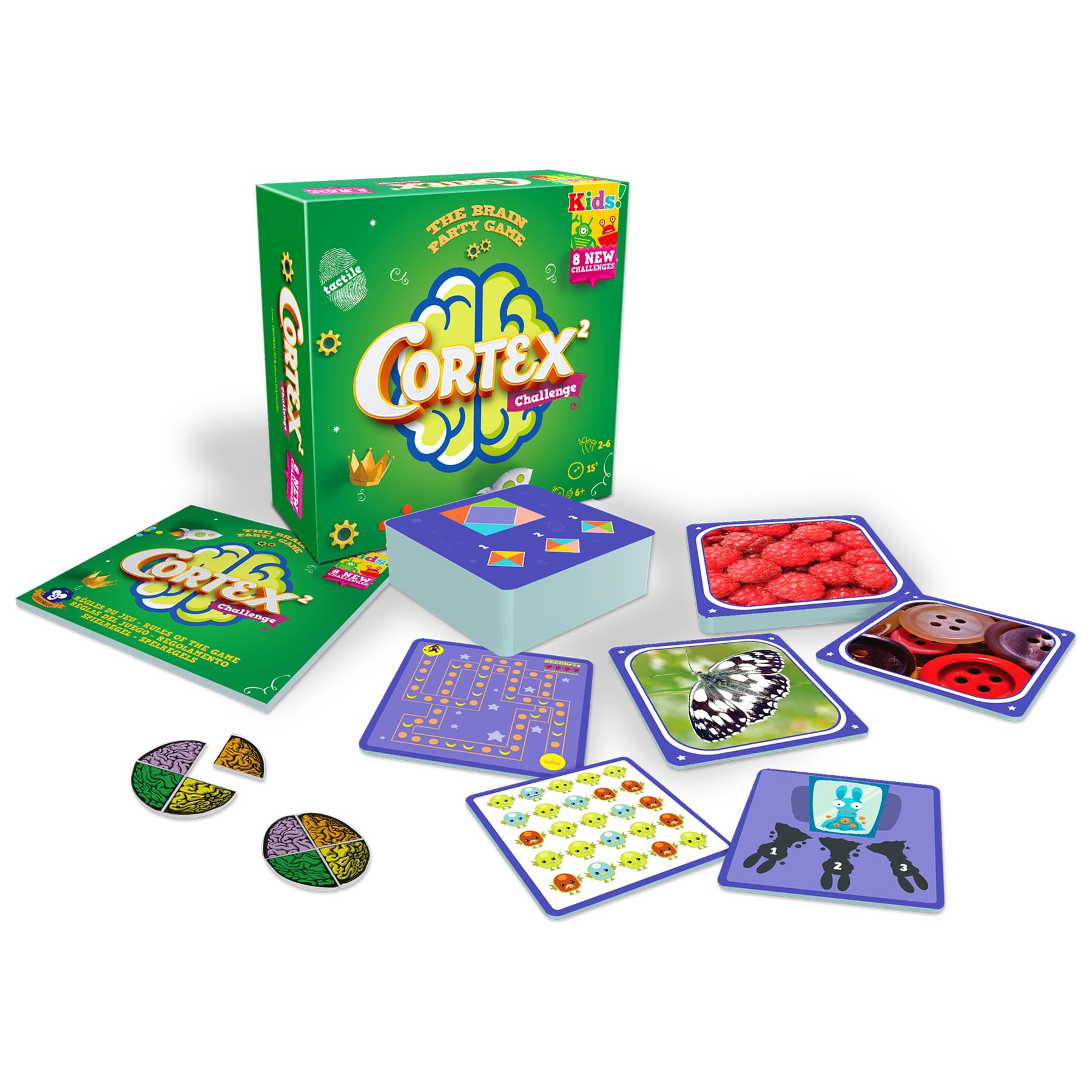 Asmodee Cortex Challenge Kids gioco tavolo 2-6 giocatori italiano