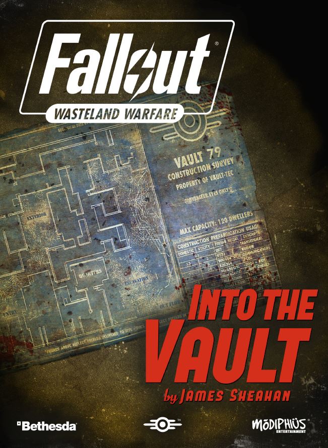 Modiphius Fallout Wasteland Warfare Into the Vault espansione PDF 22 pagine
