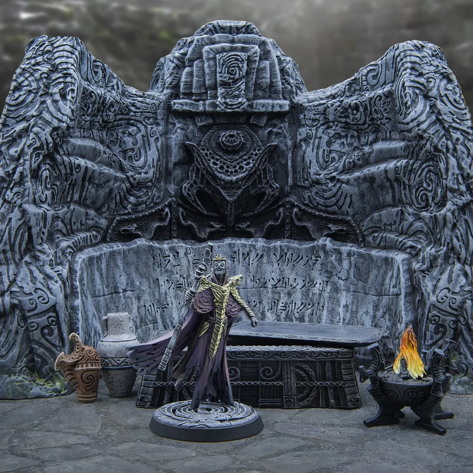 Modiphius Call to Arms Domain of the Dragon Priest bundle miniature