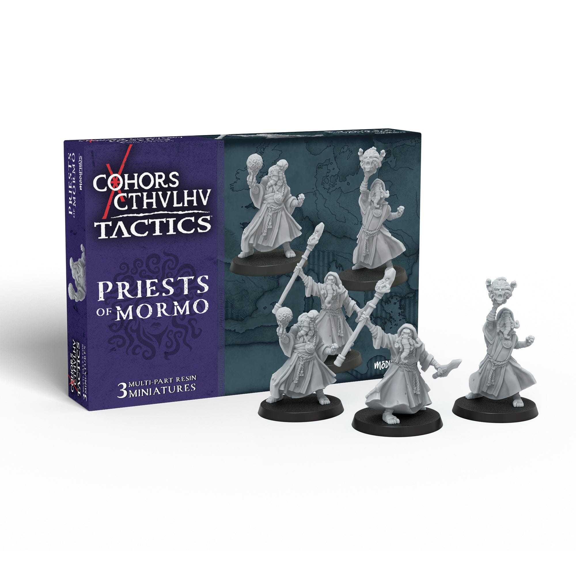 Modiphius Cohors Cthulhu Priests of Mormo miniature resina 28mm