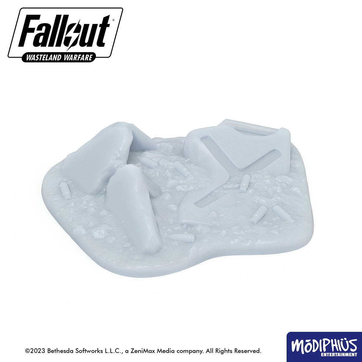 Modiphius Fallout Wasteland Warfare Downtown Debris file STL 10 pz