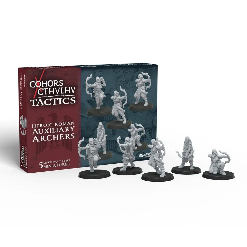 Modiphius Cohors Cthulhu Tactics Arcieri Ausiliari miniature 28mm