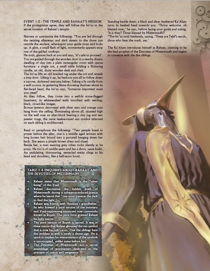 Black Void Those Who Would Be Gods campagna PDF GDR horror