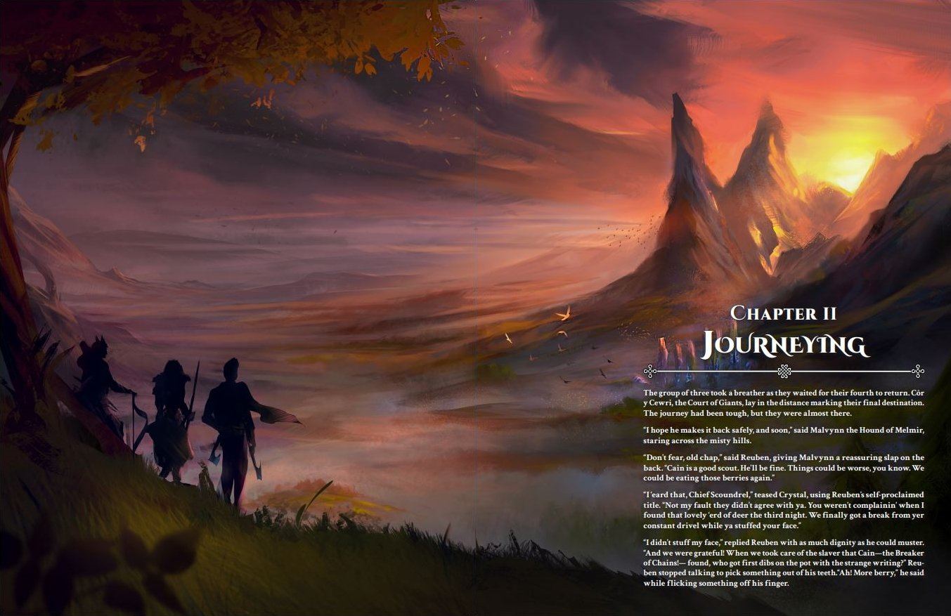 Modiphius Legends of Avallen Core Rulebook gioco di ruolo PDF 244 pp
