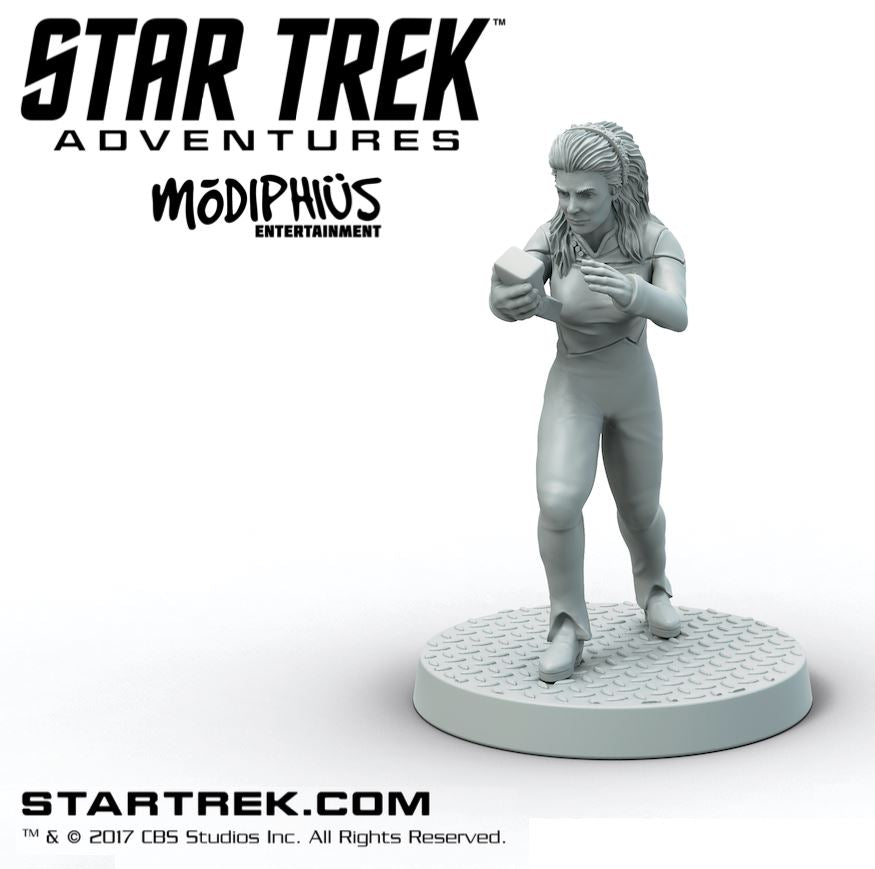 Star Trek Adventures Deanna Troi miniatura STL 32mm TNG