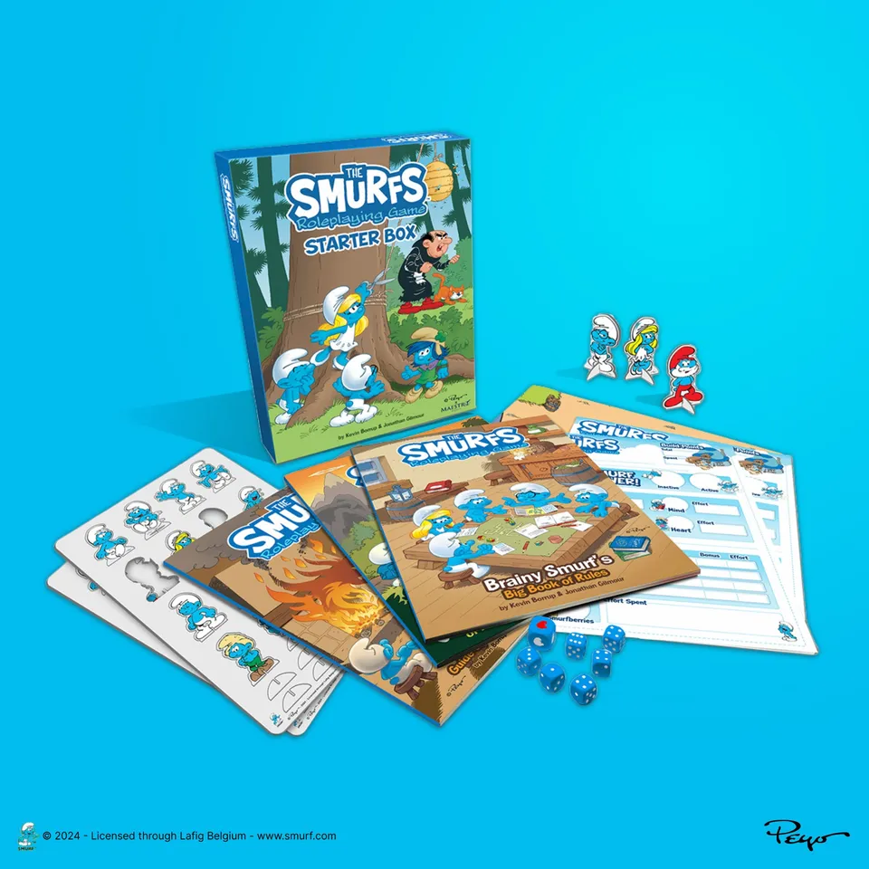 Maestro Media Smurfs RPG Starter Box gioco di ruolo scatola base