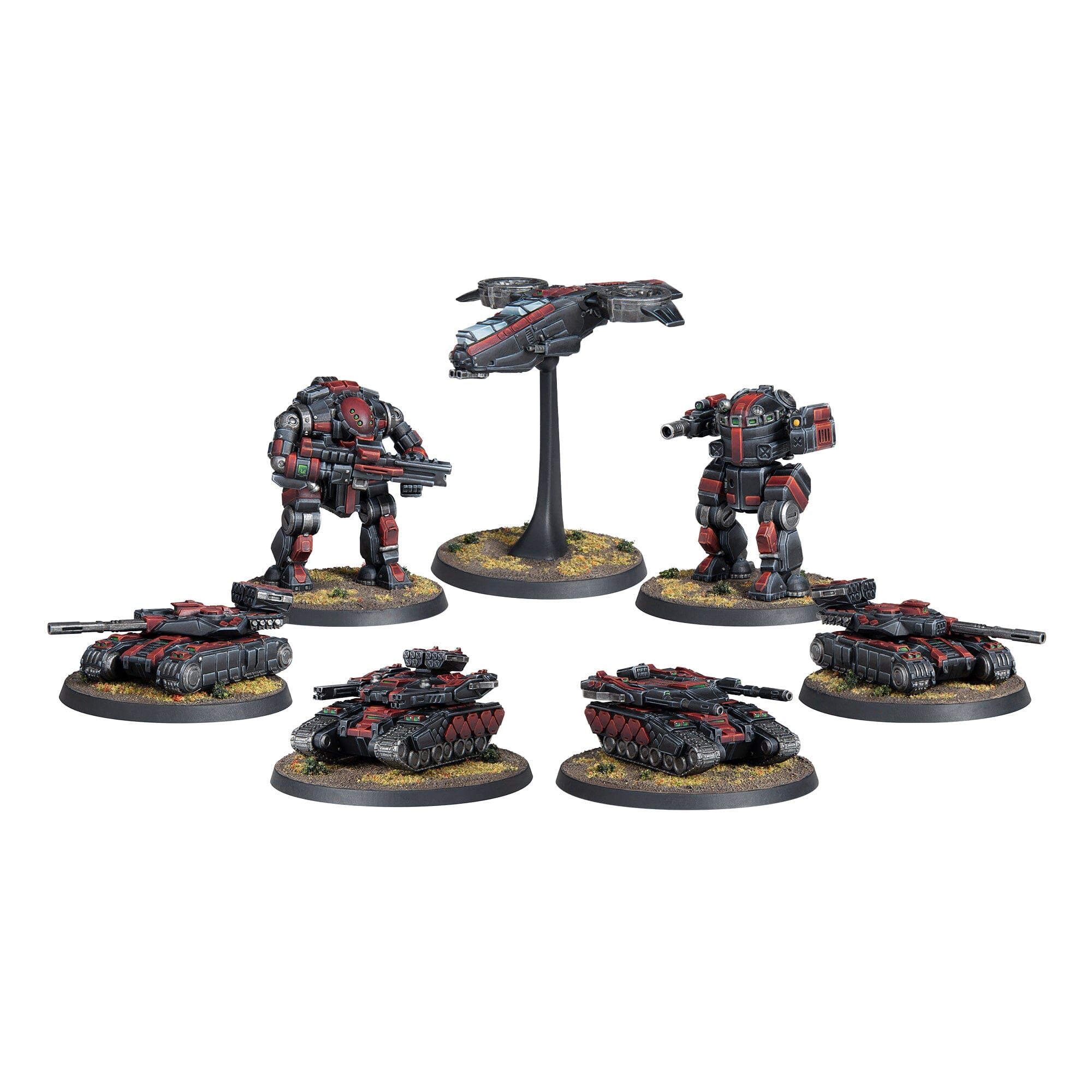 Modiphius Hardwar Syndicate Taskforce set 7 miniature resina 6mm