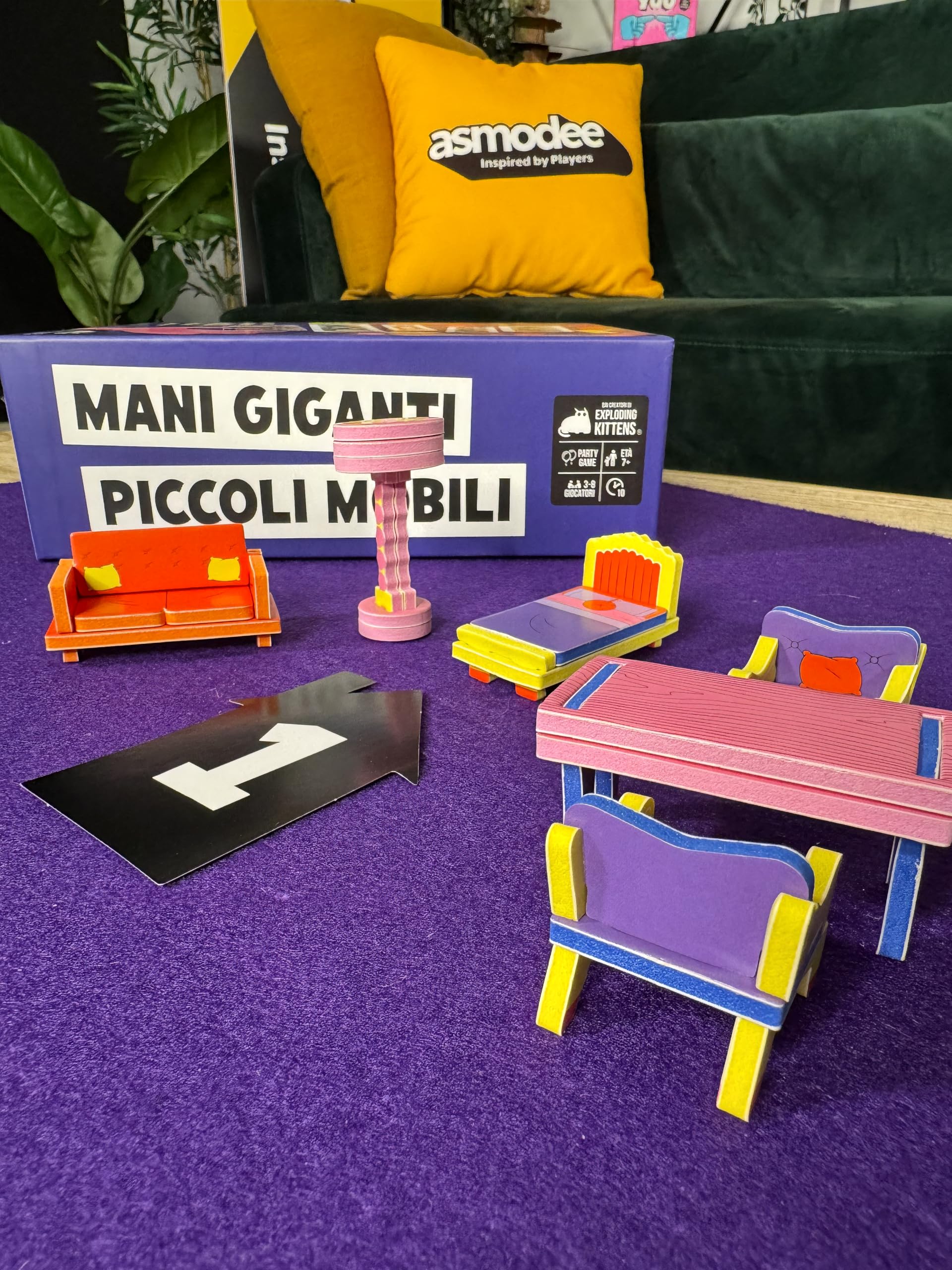 Asmodee Mani Giganti Piccoli Mobili gioco destrezza 3-8 giocatori