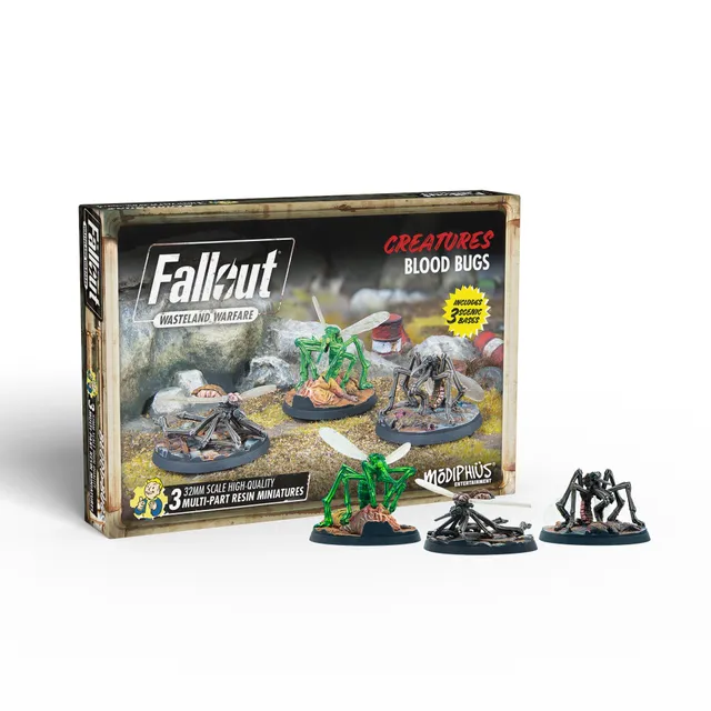 Modiphius Fallout Wasteland Warfare Blood Bugs 3 miniature 32mm