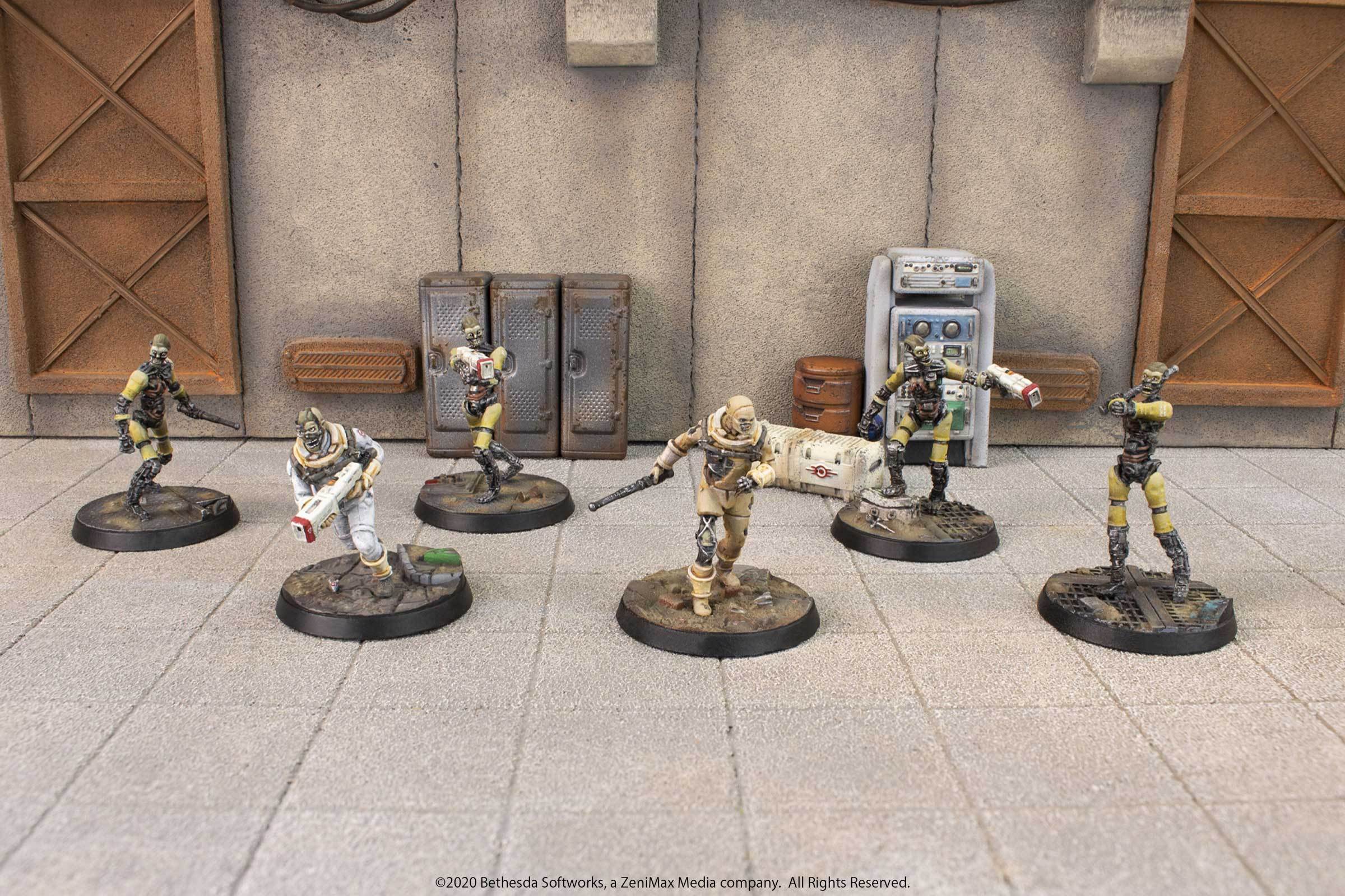 Modiphius Fallout Wasteland Warfare Institute Synths miniature