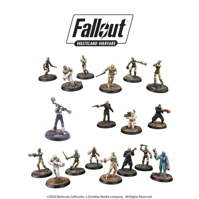 Modiphius Fallout Wasteland Warfare Institute Bundle miniature