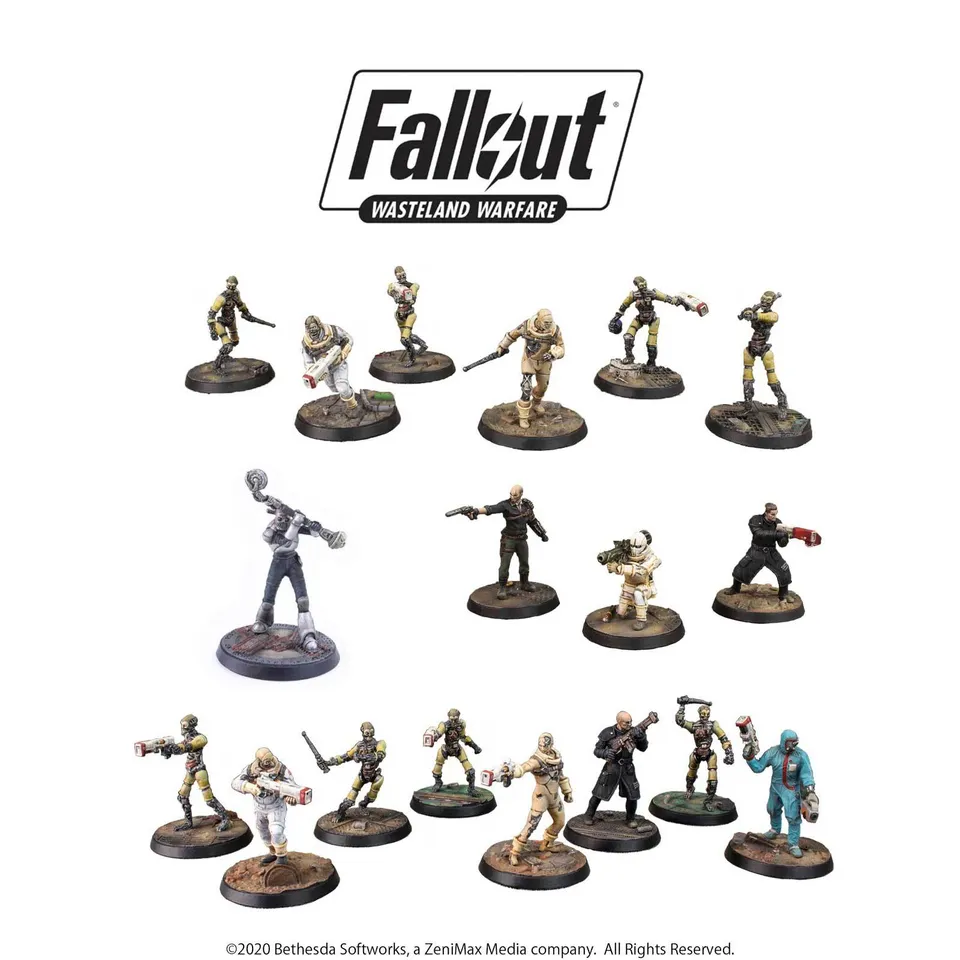 Modiphius Fallout Wasteland Warfare Institute Bundle miniature
