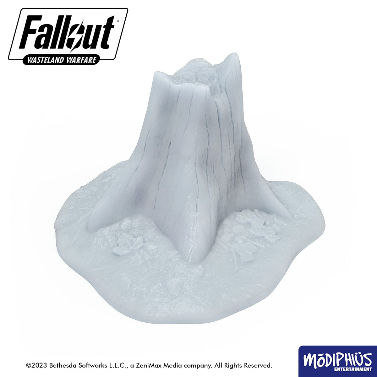 Modiphius Fallout Wasteland Warfare Basing Greebles Tronchi STL