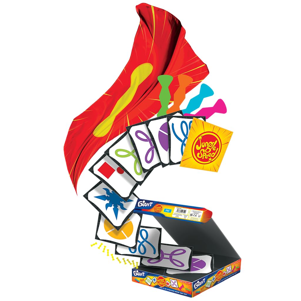 Asmodee Classic Jungle Speed Giant gioco XXL 3-9 giocatori