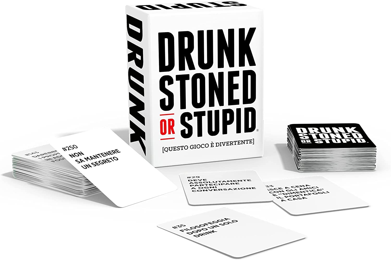 Drunk Stoned or Stupid Party Game Carte Amici 18+ Anni