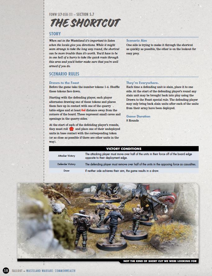 Modiphius Fallout: Wasteland Warfare The Commonwealth Rules gioco miniature