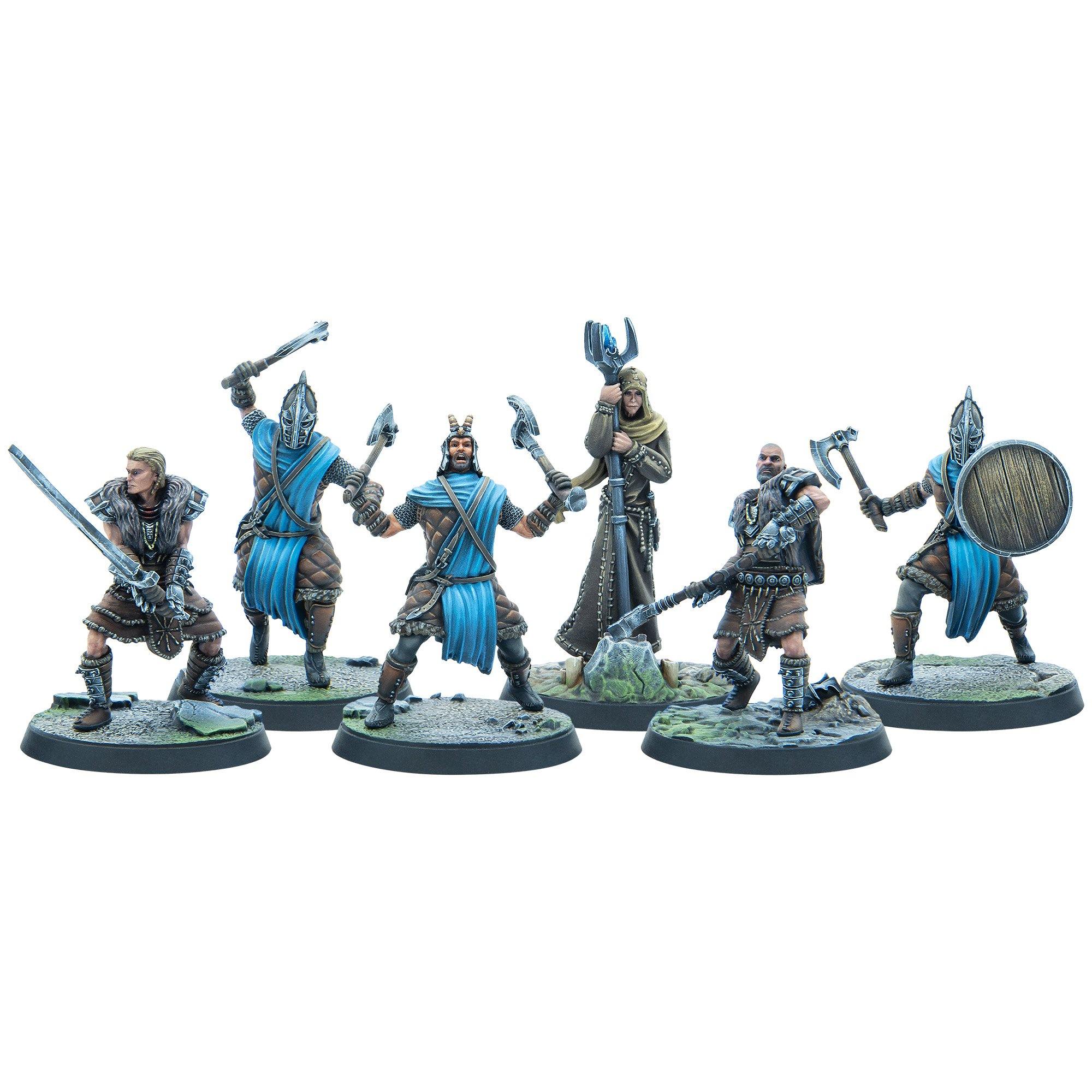 Modiphius Elder Scrolls Stormcloak Shieldbreakers 6 miniature resina