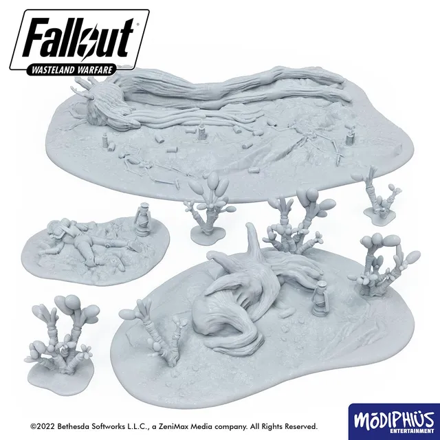 Fallout Wasteland Warfare The Deep file STL 6 scenari