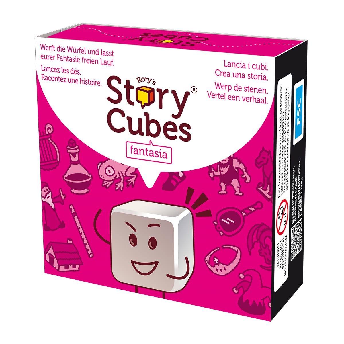 Asmodee Rory's Story Cubes Fantasia dadi storia famiglia 9 dadi