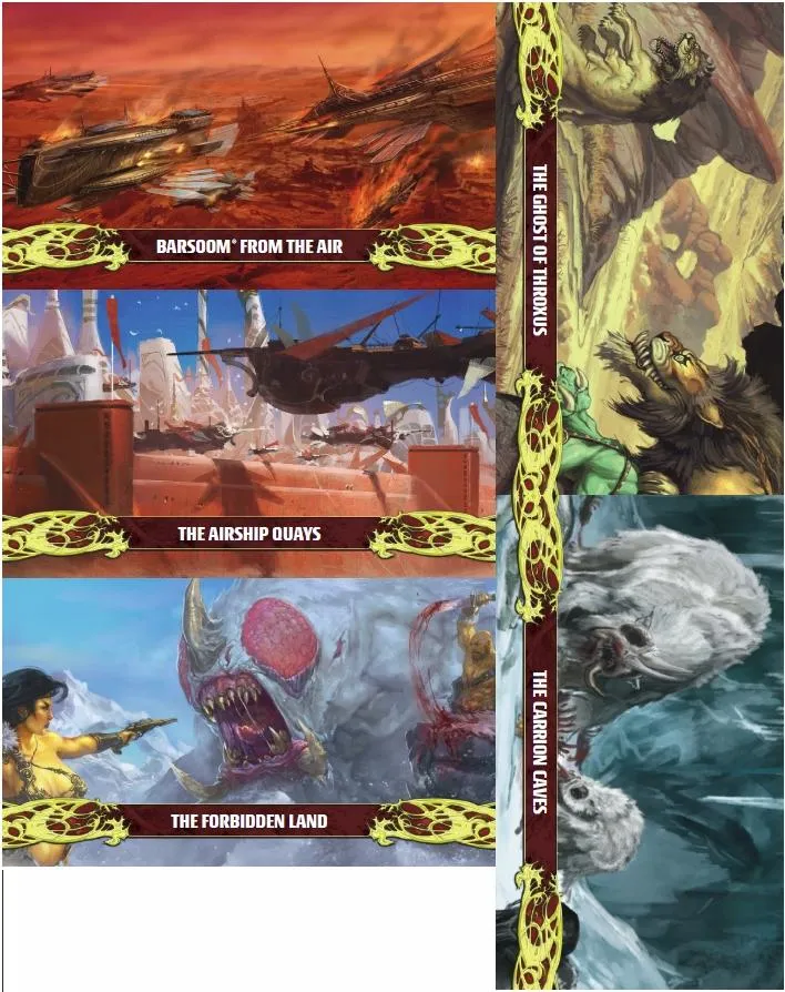 John Carter Mars Landscape mazzo carte PDF 52 carte Barsoom