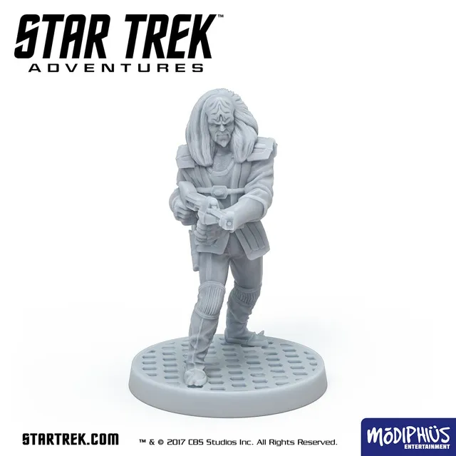 Modiphius Star Trek TNG Klingon Male Warrior 2 STL 32mm