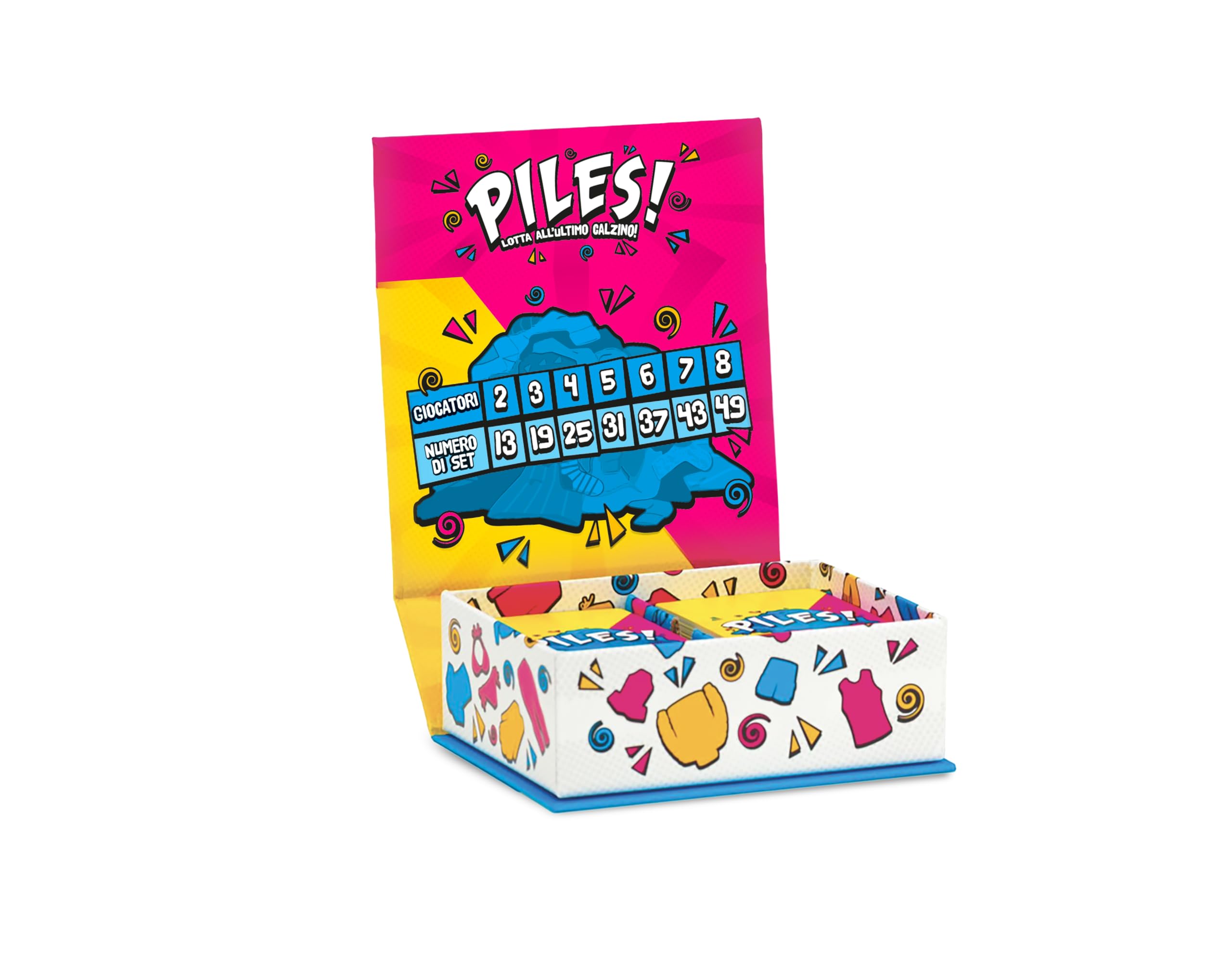 Asmodee Piles Party Game di Carte 2-8 Giocatori