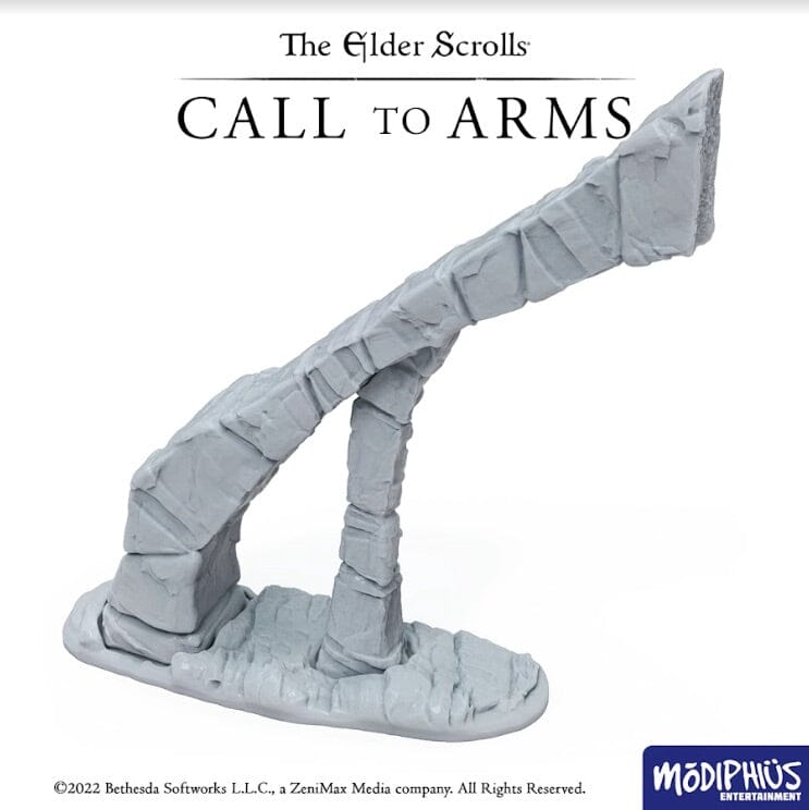 Modiphius Elder Scrolls Call to Arms Nord Tomb Arches terreno STL