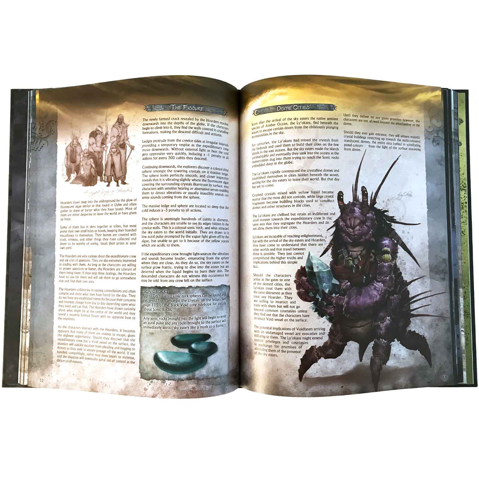 Black Void Into the Oblivious Depths avventura GDR 132 pagine