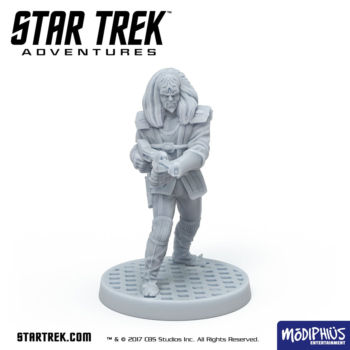 Modiphius Star Trek TNG Klingon Male Warrior 2 STL 32mm