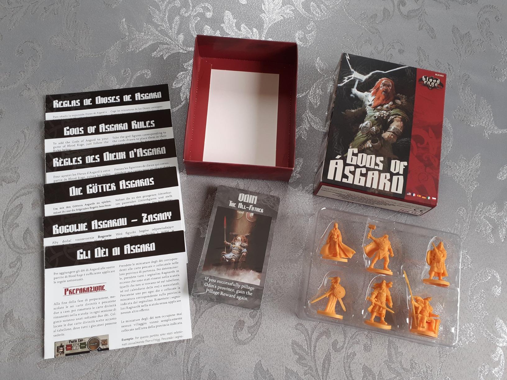 Asmodee Blood Rage Dèi di Asgard espansione 2-4 giocatori