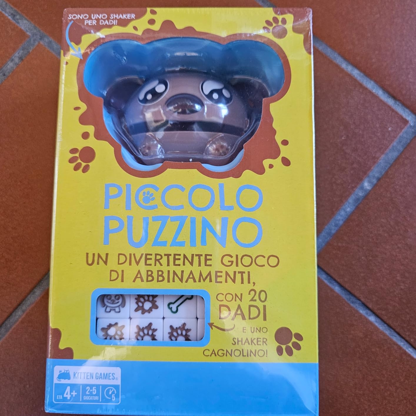 Asmodee Piccolo Puzzino gioco da tavolo bambini con dadi 4+ anni